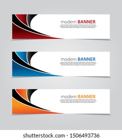 Design Banner.Abstract Background.Modern Web Template. Vector