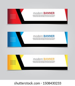 Design Banner.Abstract Background.Modern Web Template. Vector