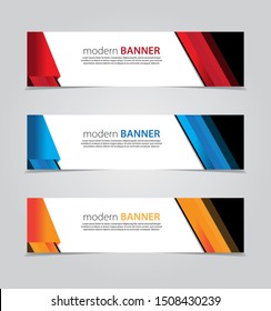 Design Banner.Abstract Background.Modern Web Template. Vector