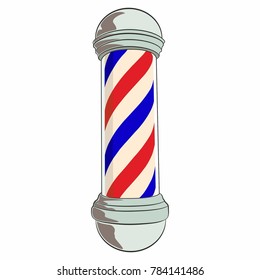 Design Barber Pole Stock Vector Royalty Free 784141486