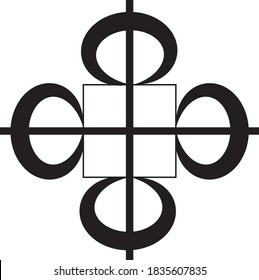 A design based on four leaf clover, can use for logo, symbol, sign, tattoo or what you need 