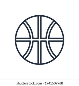 The design of the basketball  education outline icon pack vector illustration, this vector is suitable for icons, logos, illustrations, stickers, books, covers, etc.