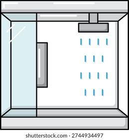 design bath room illustration icon