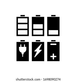 Diseño de la plantilla de logotipo del vector de batería