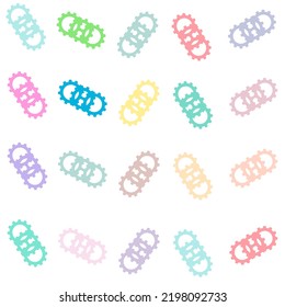 Design beautiful patterns without seams, gears for decoration, wallpaper, wrapping paper, backdrops, etc.