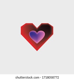 Design best love vector illustration, love icon, heart vector icon, love symbol