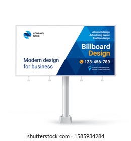 The design of the Billboard, creative design of a banner for outdoor advertising