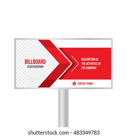 Design Billboard Template Banner For Photos And Text