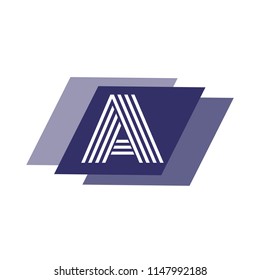 Design of a black and white abstract logo. You can use book design, trade mark, business cards, restaurant, boutique, hotel. Vector illustration