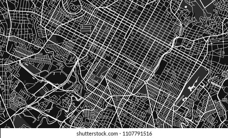 design black white map city