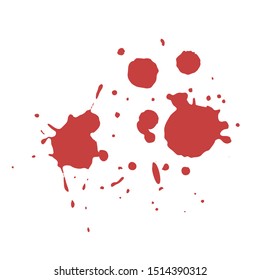 Design Blood Stain Illustration Stock Vector (Royalty Free) 1514390312 ...