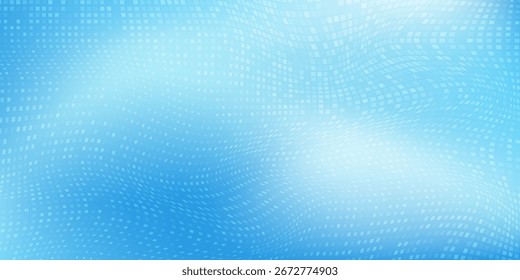 Diseño de fondo degradado azul con líneas brillantes ondas abstracto moderno simple