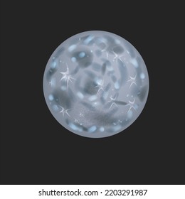 Design blue planet vector illustration