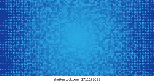 Diseño Blue Tech Finance Fintech Fondo Abstractas Patrón de píxeles. Tecnología de negocios Abstractas Moderno