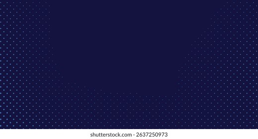 Design blue wavy halftone background. Dot pop art sport style vector illustration abstract modern
