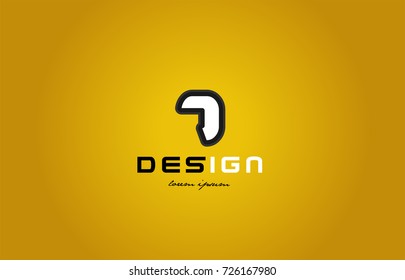 design of bold number numeral digit 7 with white color and black contour on yellow background suitable for a company or business