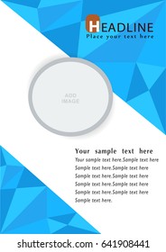 Design, book cover layout design Annual report vector illustration, booklet, poster