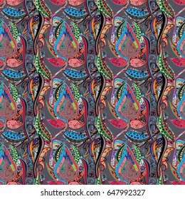 Design book layout. Modern vector template for brochure leaflet flyer cover catalog magazine or annual report. Colored layout on blue background. Presentation with mandala.