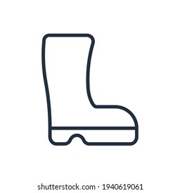 The design of the boots spring outline icon vector illustration, this vector is suitable for icons, logos, illustrations, stickers, books, covers, etc.