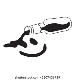 Design a bottle that is pouring a smile