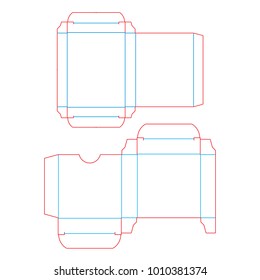 Design box, template for condoms. Vector stamp