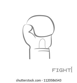 design of boxing symbol