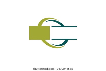 Design eines Markenlogo-Designers mit einfachem Farblogo 