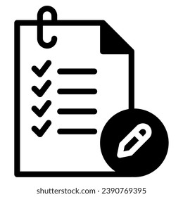 Design Brief icon illustration for web, app, infographic, etc