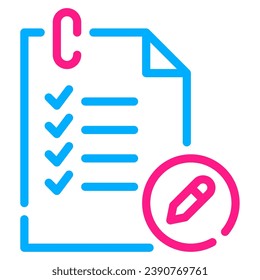 Design Brief icon illustration for web, app, infographic, etc