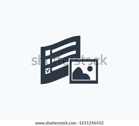 Design brief icon isolated on clean background. Design brief icon concept drawing icon in modern style. Vector illustration for your web mobile logo app UI design.