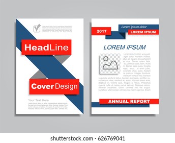 Design brochure layout with place for your data. Vector illustration.