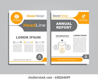 Design brochure layout with place for your text. Vector illustration.