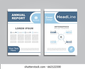 Design brochure layout with place for your text. Vector illustration.