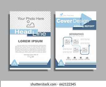 Design brochure layout with place for your text. Vector illustration.