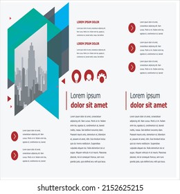 Design brochure template creative illustration