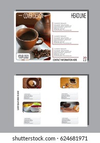 Design a brochure template, presentation, project, Without trace, Mosaic object

