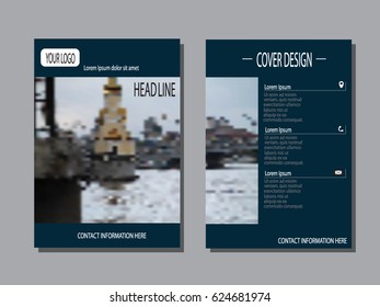 Design a brochure template, presentation, project, Without trace, Mosaic object

