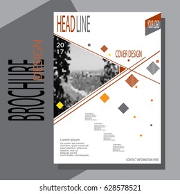 Design a brochure template, presentation, project, Without trace, gradient