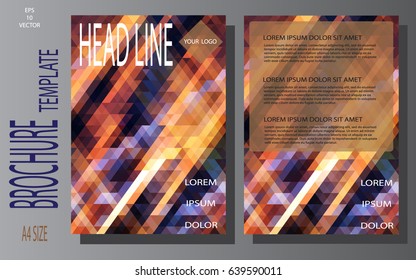 Design a brochure template, presentation, project