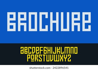 Design Brochure Typeface Alphabet Typography Font Letter Text
