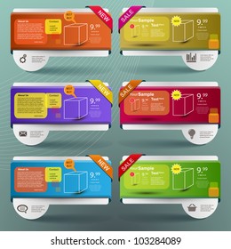 Design Bubble set, vector