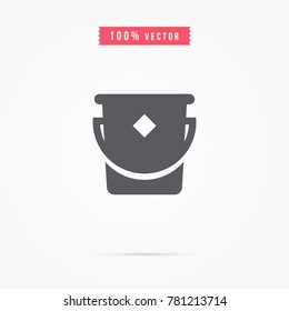 design of Bucket icon