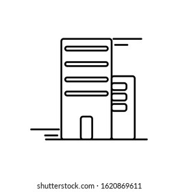 Design a building icon template