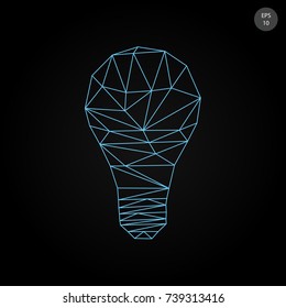 design bulb blue