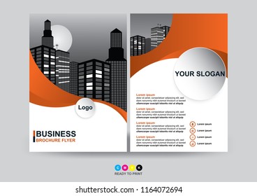 Design of Business Brochure, Leaflet, Flyer, Poster, Banner template, Book cover. Design for Business, Annual report, Web template and presentation. Vector illustration EPS10 CMYK. 