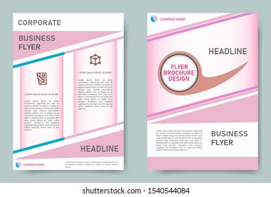 Design business brochures, flyers in A4 size, for business presentation.