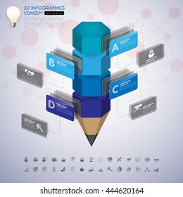 Design business concept timeline. vector template background.
