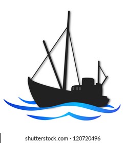 Download Fishing Boat Silhouette Images, Stock Photos & Vectors ...