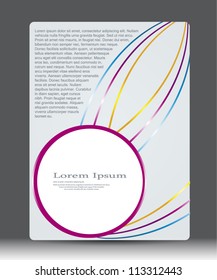 design for business flyer vector