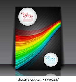 Design für Geschäftsflyer-Vektorgrafik